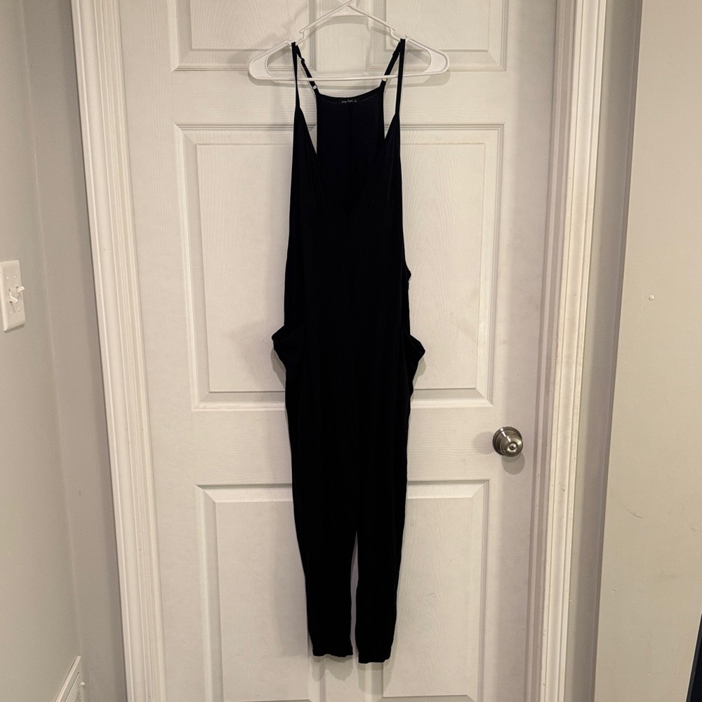 Black Sleeveless Jumpsuit